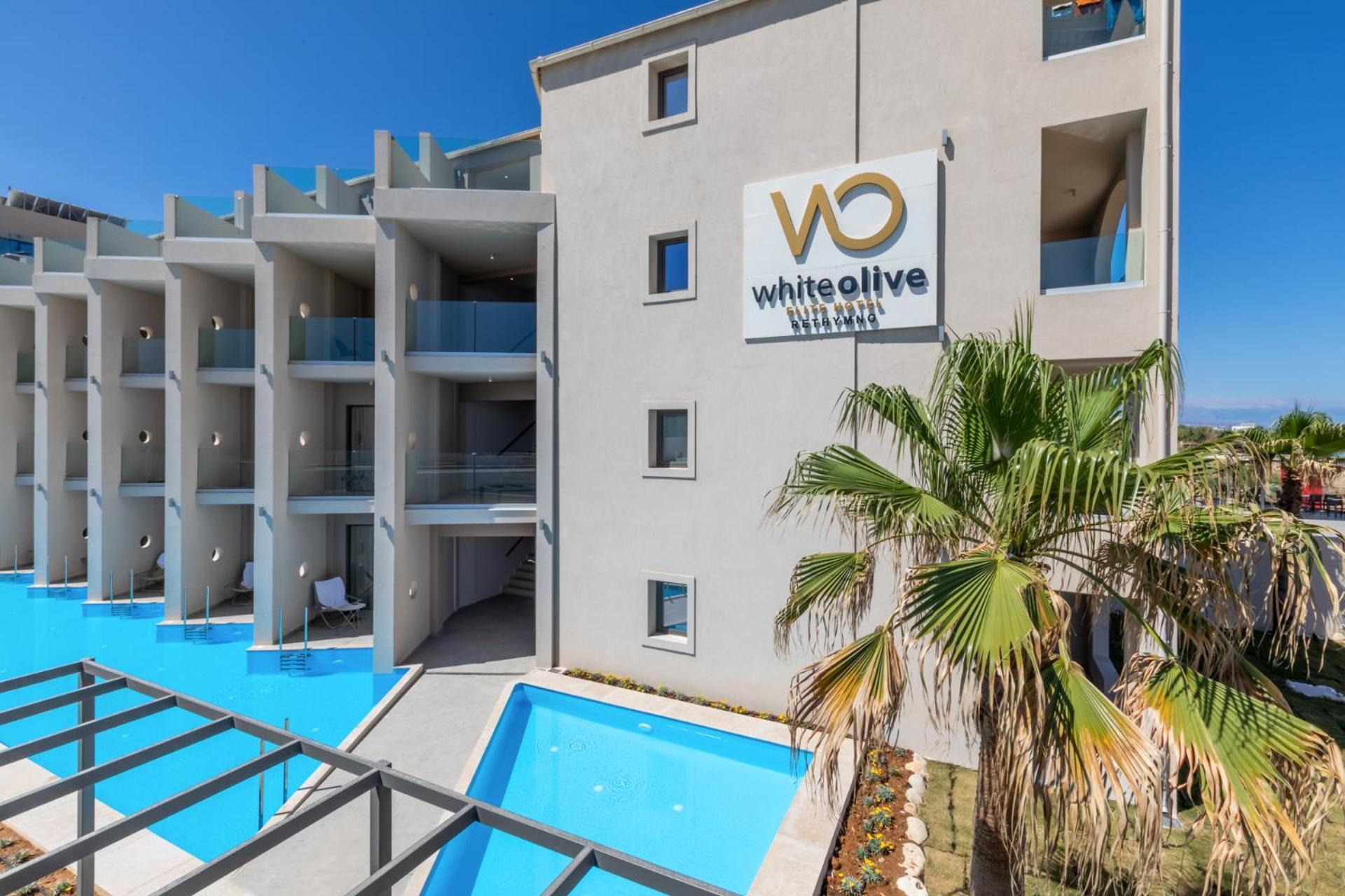 فندق White Olive Elite Rethymno Sfáka المظهر الخارجي الصورة